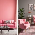 20 Grey and Pink Living Room Idea